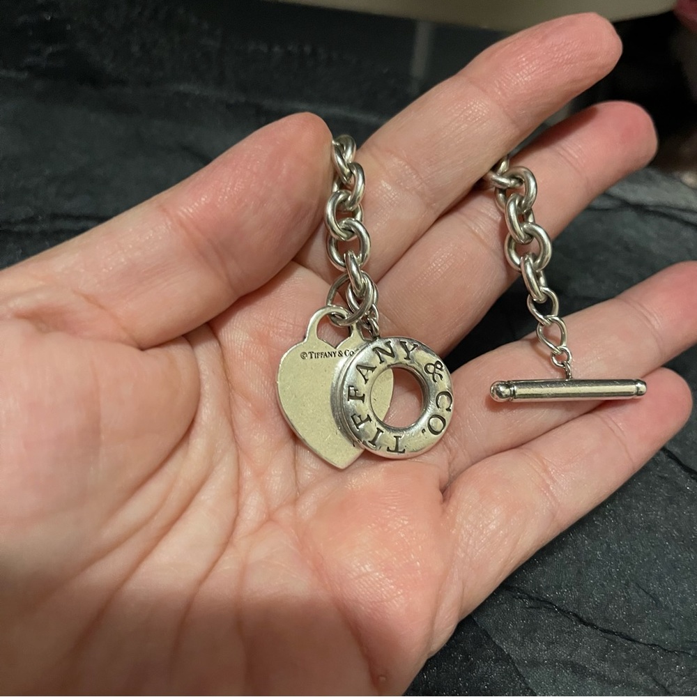 Tiffany heart charm bracelet - Picture 3 of 3
